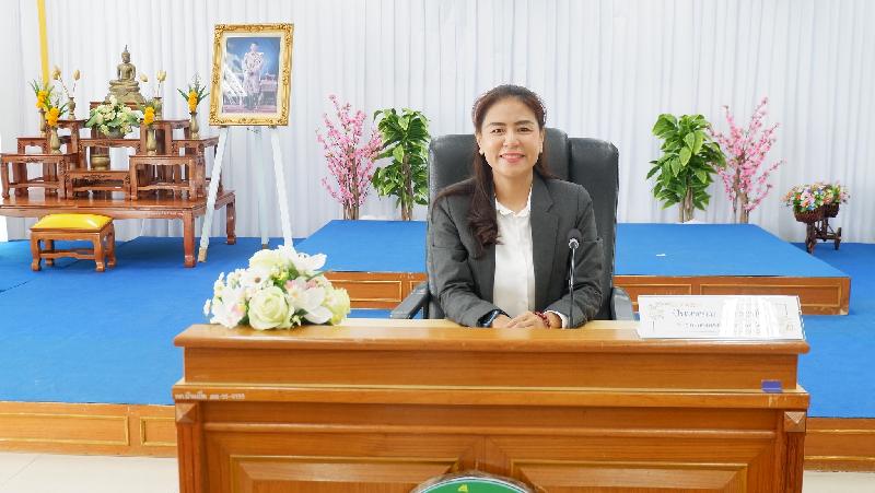 การประชุมเพื่อรายงานตัวนักศึกษาทุนการศึกษา ระดับปริญญาตรีเทศบาลเมืองบ้านเป็ด